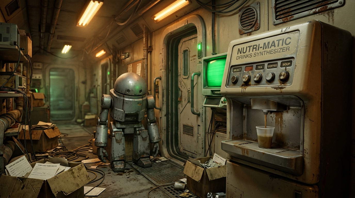 Sirius Cybernetics Corporation showroom and Complaints Division